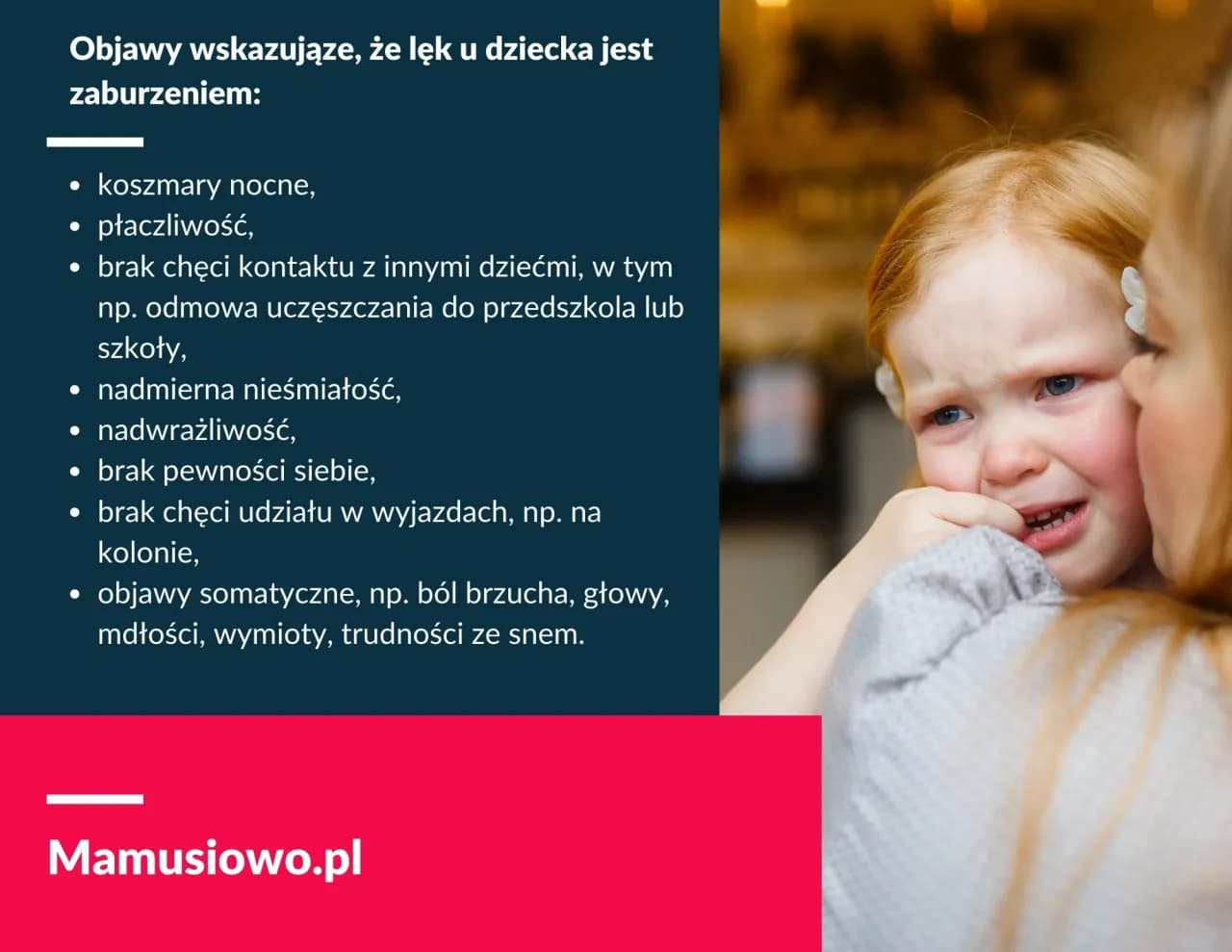 Lęk separacyjny objawy – jak je rozpoznać i pomóc dziecku? Lęk separacyjny objawy – jak je rozpoznać i pomóc dziecku?